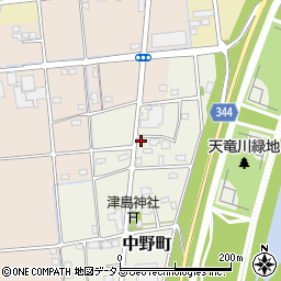 静岡県浜松市中央区中野町3023周辺の地図