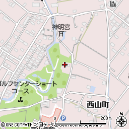 静岡県浜松市中央区西山町784周辺の地図