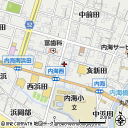 愛知県知多郡南知多町内海亥新田126-1周辺の地図