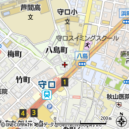 大阪府守口市八島町1-8周辺の地図