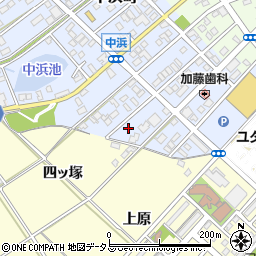 愛知県豊橋市中浜町165-3周辺の地図