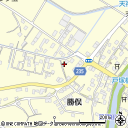 静岡県牧之原市勝俣1667周辺の地図