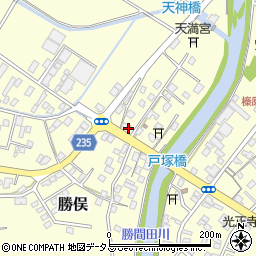 静岡県牧之原市勝俣1732周辺の地図