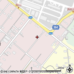 静岡県浜松市中央区西山町24周辺の地図