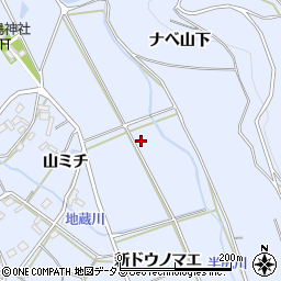 愛知県豊橋市雲谷町周辺の地図