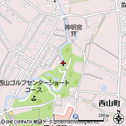 〒432-8001 静岡県浜松市中央区西山町の地図