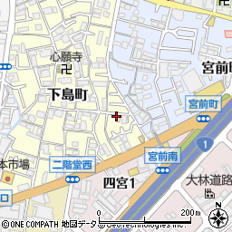 大阪府門真市下島町30-2周辺の地図