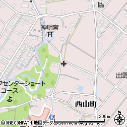 静岡県浜松市中央区西山町750周辺の地図