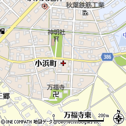 愛知県豊橋市小浜町87周辺の地図