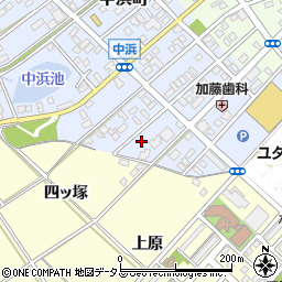 愛知県豊橋市中浜町165-2周辺の地図