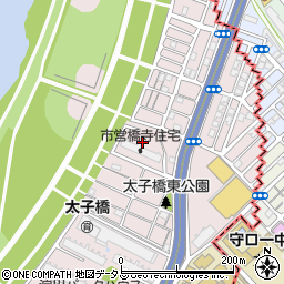 府営橋寺住宅周辺の地図