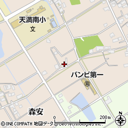 兵庫県加古郡稲美町森安91-4周辺の地図