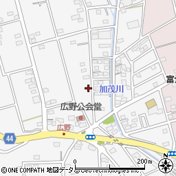 静岡県磐田市富丘81周辺の地図