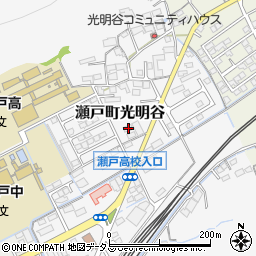 岡山県岡山市東区瀬戸町光明谷260周辺の地図