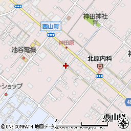 静岡県浜松市中央区西山町2360周辺の地図
