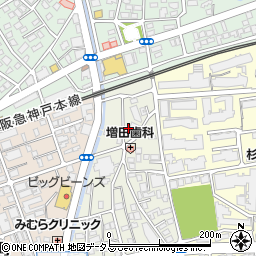 兵庫県芦屋市親王塚町14-12周辺の地図