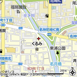 尼崎市水道工事業協同組合周辺の地図