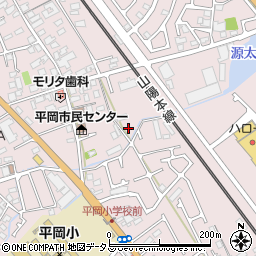 兵庫県加古川市平岡町西谷28周辺の地図