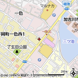 マンマチャオ加古川平岡店周辺の地図