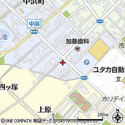愛知県豊橋市中浜町191周辺の地図