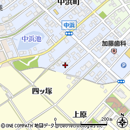 愛知県豊橋市中浜町159周辺の地図