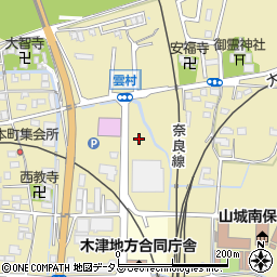 タイムズ京都山城総合医療センター第２駐車場周辺の地図