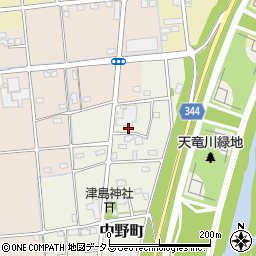 静岡県浜松市中央区中野町3019周辺の地図