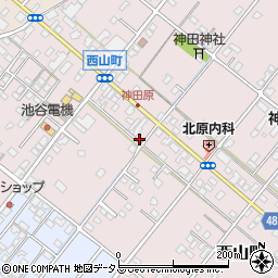 静岡県浜松市中央区西山町2334周辺の地図