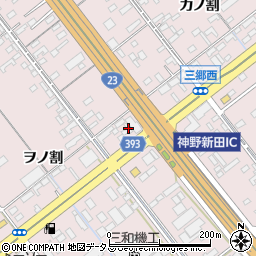 愛知県豊橋市神野新田町ワノ割45周辺の地図