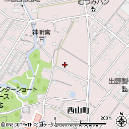 静岡県浜松市中央区西山町751周辺の地図
