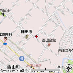 静岡県浜松市中央区西山町2052周辺の地図