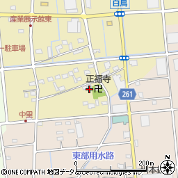 静岡県浜松市中央区白鳥町72周辺の地図