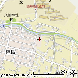 静岡県袋井市神長32周辺の地図