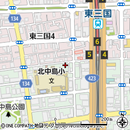 新竹中米穀店周辺の地図