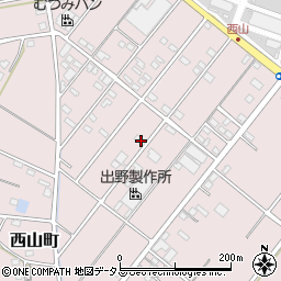 静岡県浜松市中央区西山町114周辺の地図