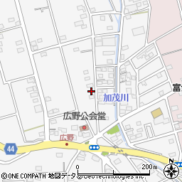 静岡県磐田市富丘82周辺の地図
