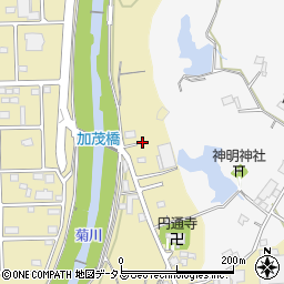 静岡県菊川市加茂2495周辺の地図