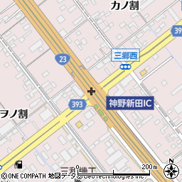 神野新田ＩＣ周辺の地図
