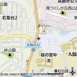 兵庫県神戸市北区山田町小部大脇山17周辺の地図