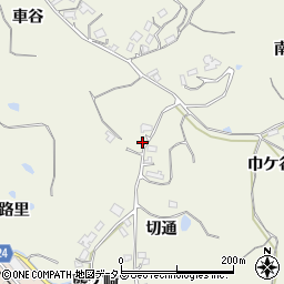 京都府木津川市鹿背山車谷45-2周辺の地図