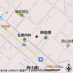 静岡県浜松市中央区西山町2153周辺の地図