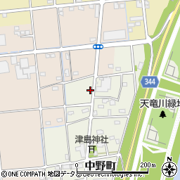 静岡県浜松市中央区中野町3043周辺の地図
