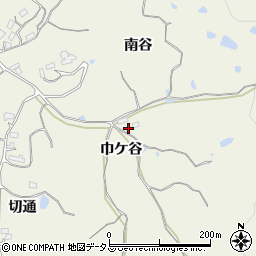 京都府木津川市鹿背山巾ケ谷周辺の地図