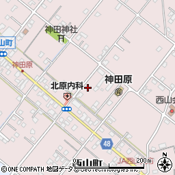 静岡県浜松市中央区西山町2154周辺の地図