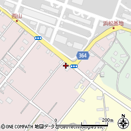静岡県浜松市中央区西山町11周辺の地図