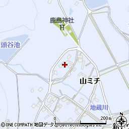 愛知県豊橋市雲谷町上ノ山10周辺の地図