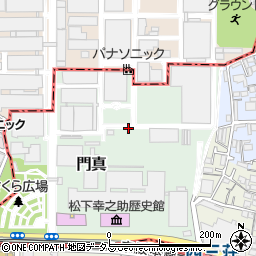大阪府門真市門真周辺の地図