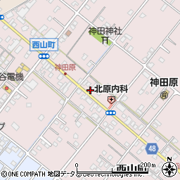 静岡県浜松市中央区西山町2207周辺の地図