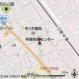兵庫県加古川市平岡町西谷122周辺の地図