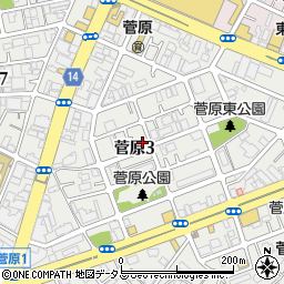 装飾テント　坂本テント商会周辺の地図